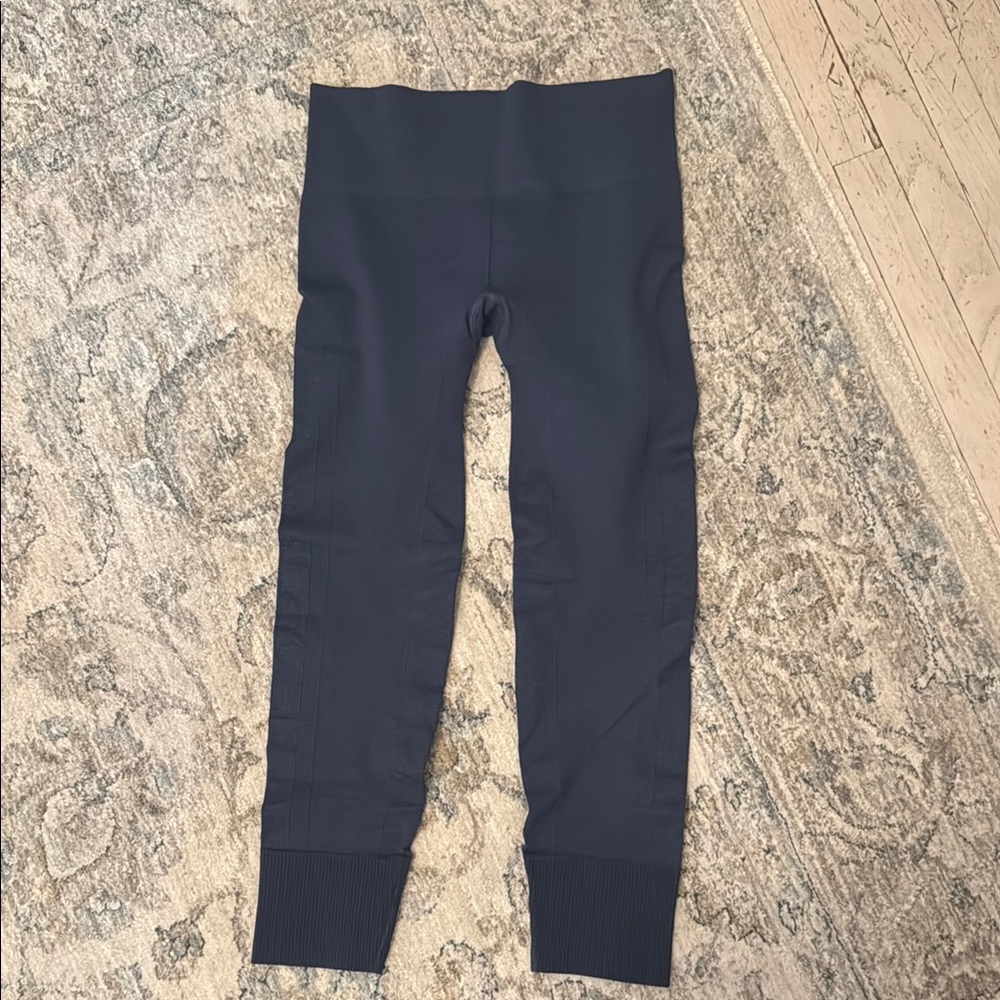 Zara Blue Leggings Stretchy Full-Length